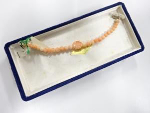 アンティーク　本珊瑚　羽織紐